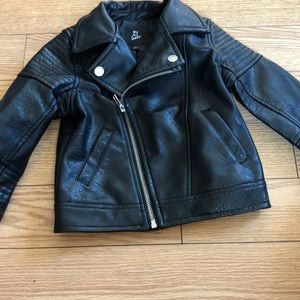 boys fake leather jacket. Size 2T